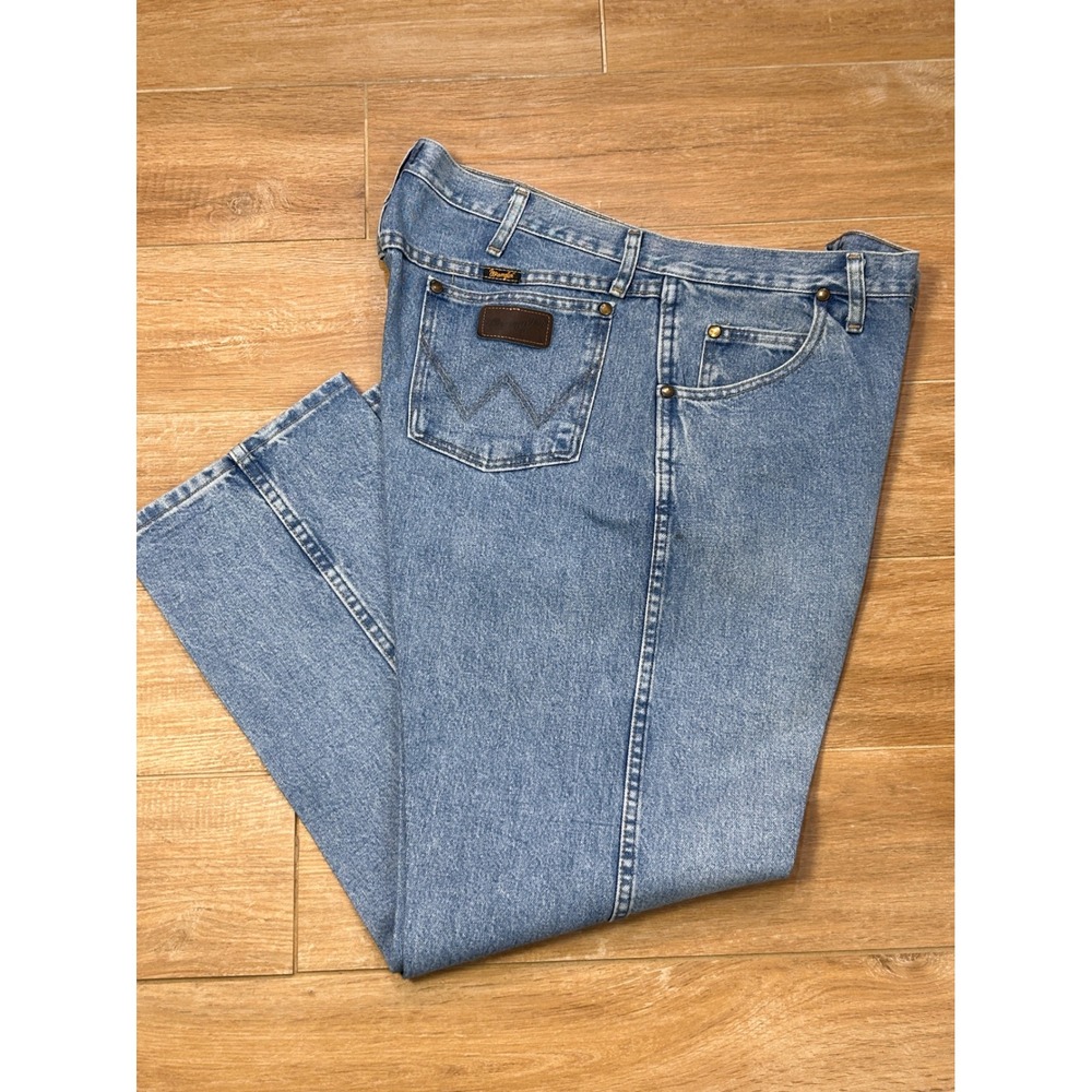 Wrangler 47MWZ Premium Performance Cowboy Cut Regular Fit Blue Jeans 40x30 Mens‎